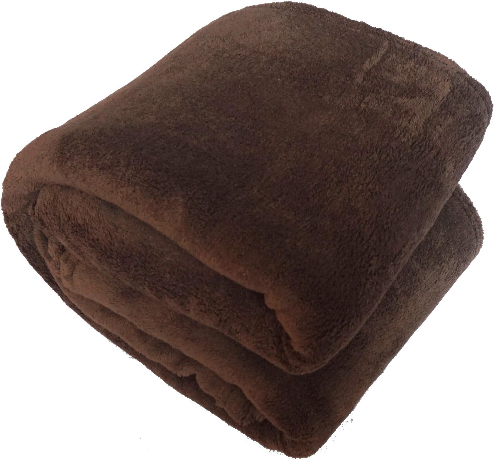 Thin Coral Fleece Blanket Light Thick Tightening Throw Bed Blanket Pure Color, chocolate brown, 150 x 200 cm