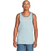 Volcom Men's Sylvan Striped Tank Top – Soft Cotton Sleeveless Shirt with Yarn-dye Stripe Pattern