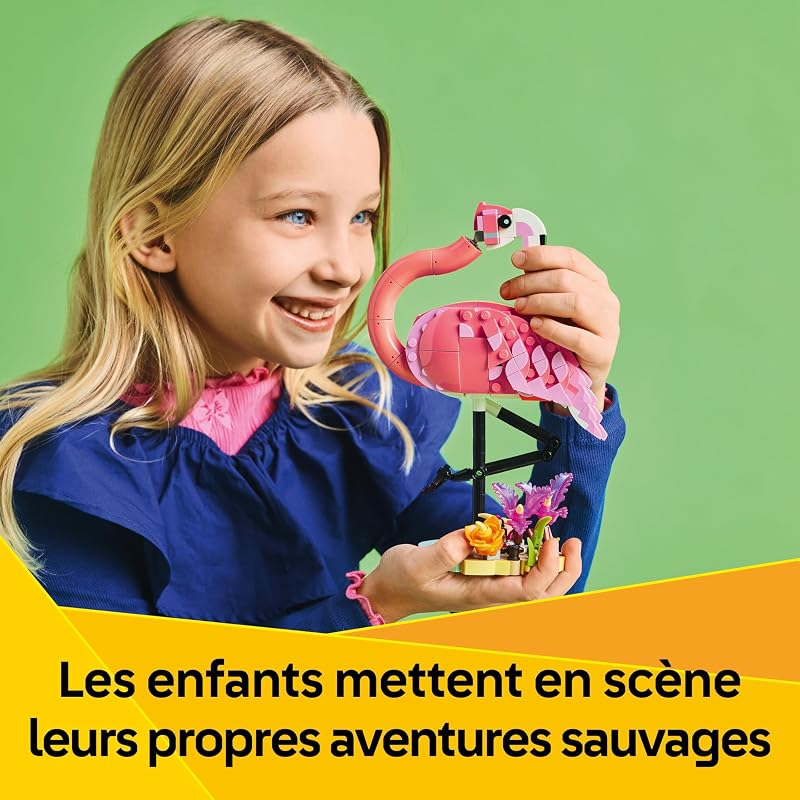 Creator 3-en-1 Animaux Sauvages : Le Flamant Rose 31170 — photo 3 sur 8