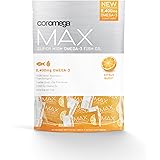Coromega Max Super High Omega-3 Fish Oil, Citrus Burst, 60 Count