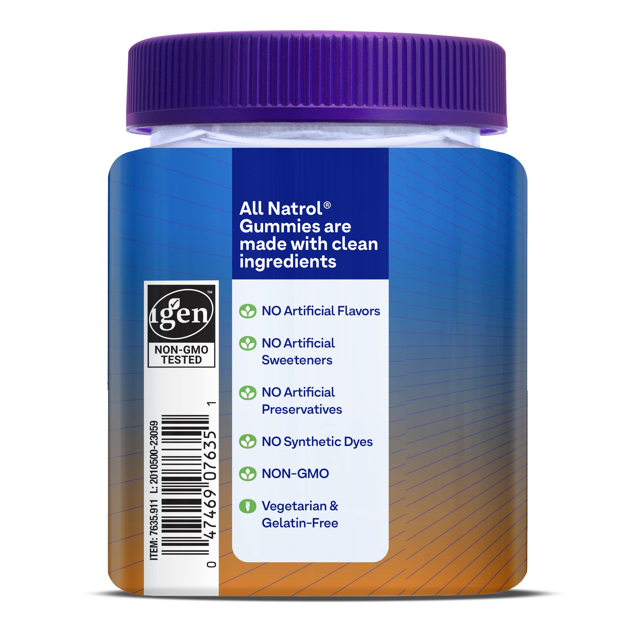 Natrol Mood+ Stress Relax+ Day Calm Gummies for Occasional Stress, Tropical Fruit Punch, 60 Count, 60 Day Supply