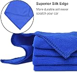 URAQT Microfiber Cleaning Cloths 10 Pack 30x30cm Thick 2-Layer Absorbent view 8