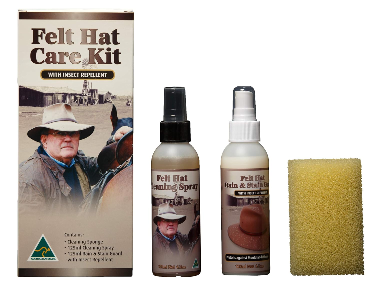Aussie Know How Felt Hat Care Kit Amazon.co.uk Sports & Outdoors