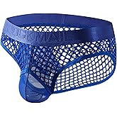 JOCKMAIL Men's Sexy Underwear Briefs Mesh Breathable Comfortable Low Rise Underwear for Men