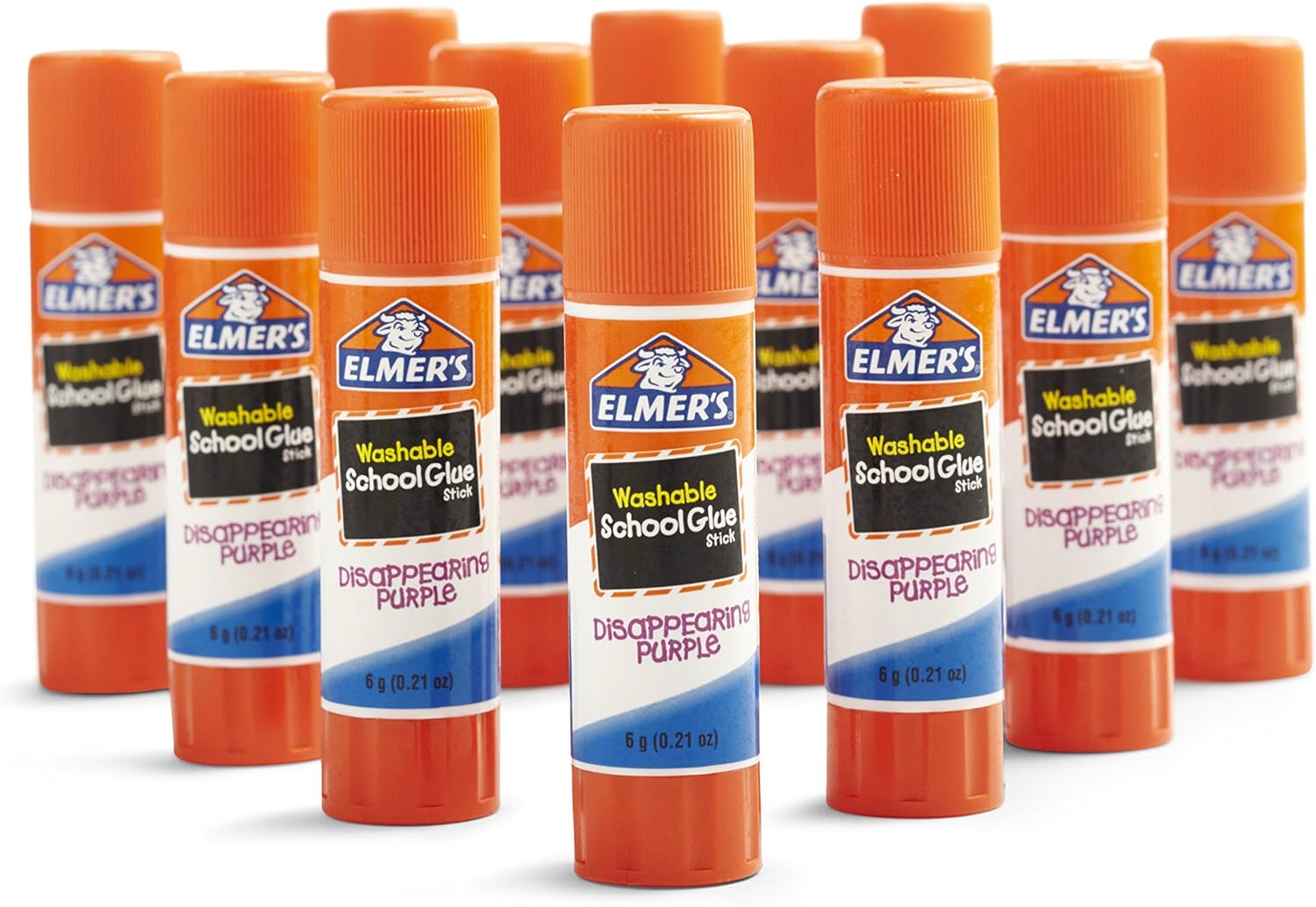 Elmer's Disappearing Purple School Glue, Washable, 12 Pack (E1559): Office Products