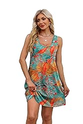 WEESO Spring Summer Vacation Dresses for Women Plus