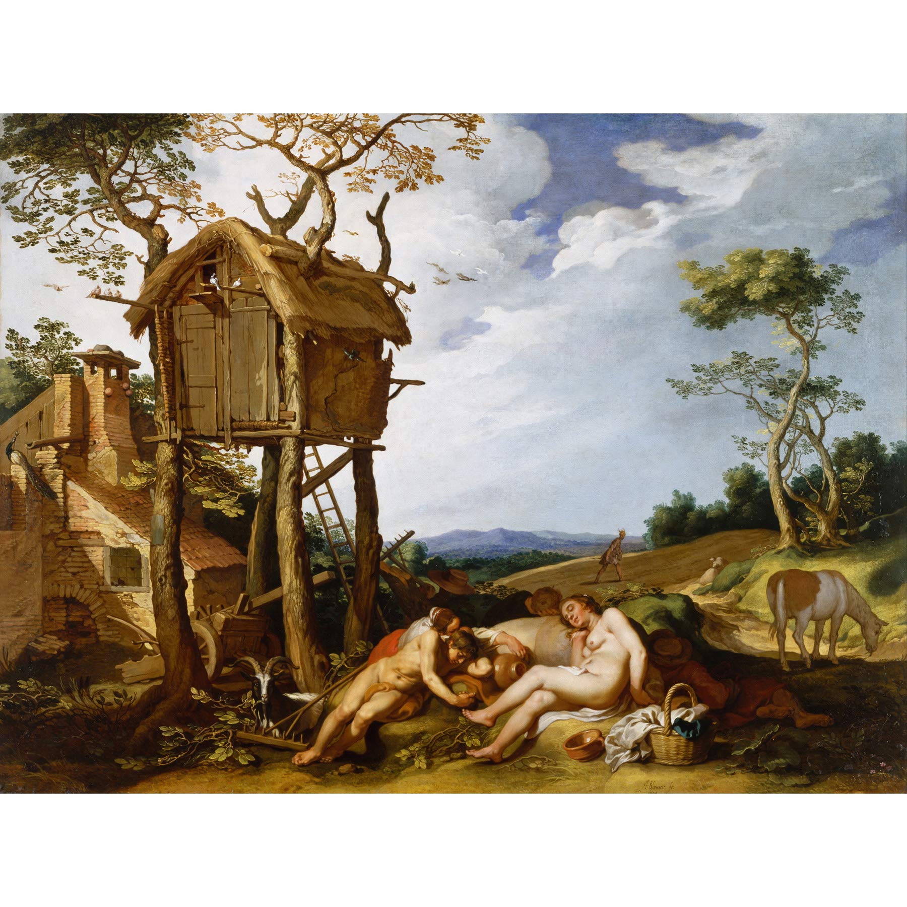 Abraham Bloemaert Parable The Wheat And The Tares Large Wall Art Print Canvas Premium Poster Mural