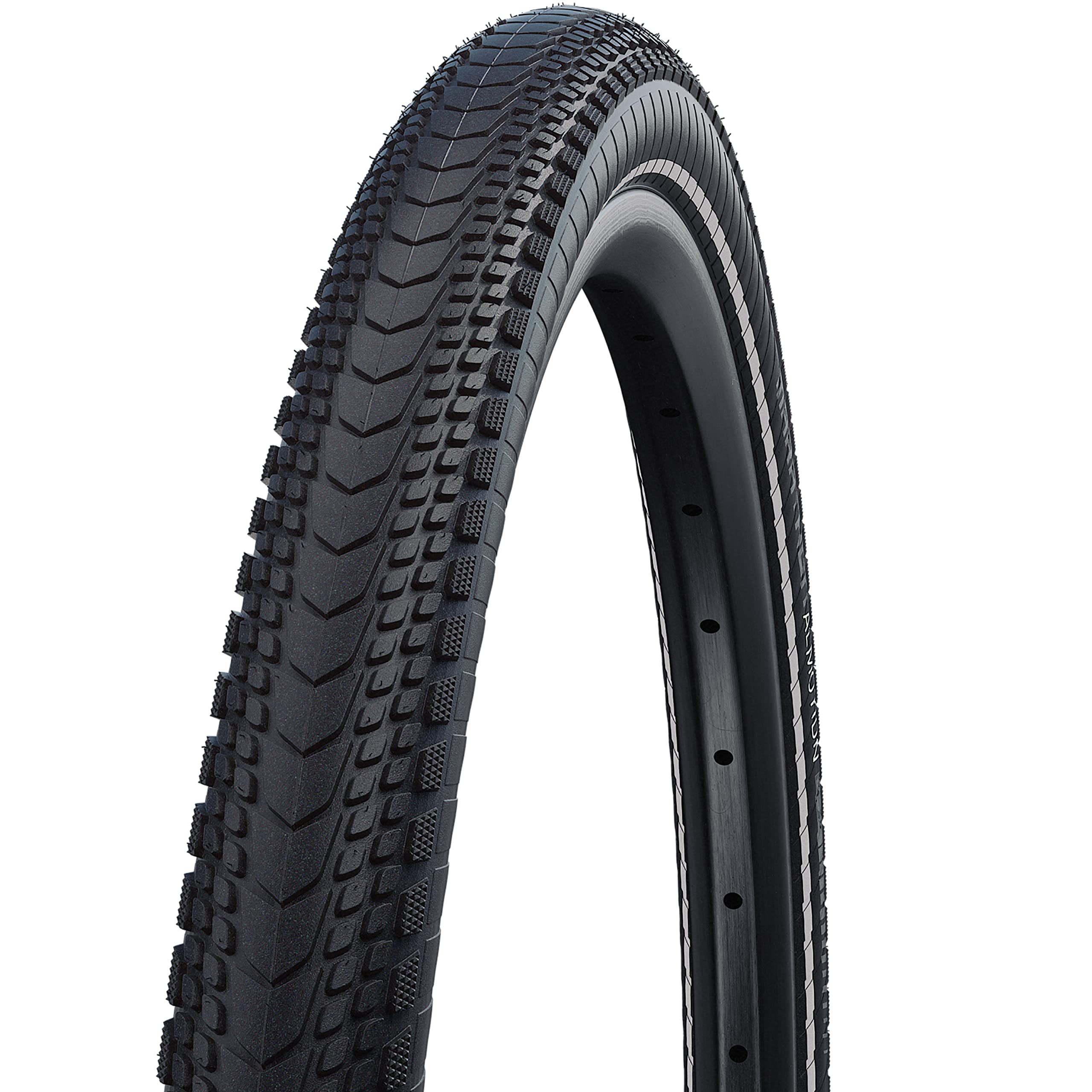 Schwalbe Unisex's Marathon ALMOTION Evo, V-Guard, Folding Tyres, Black, 40-622, 1402899065,28x1.50"40-622