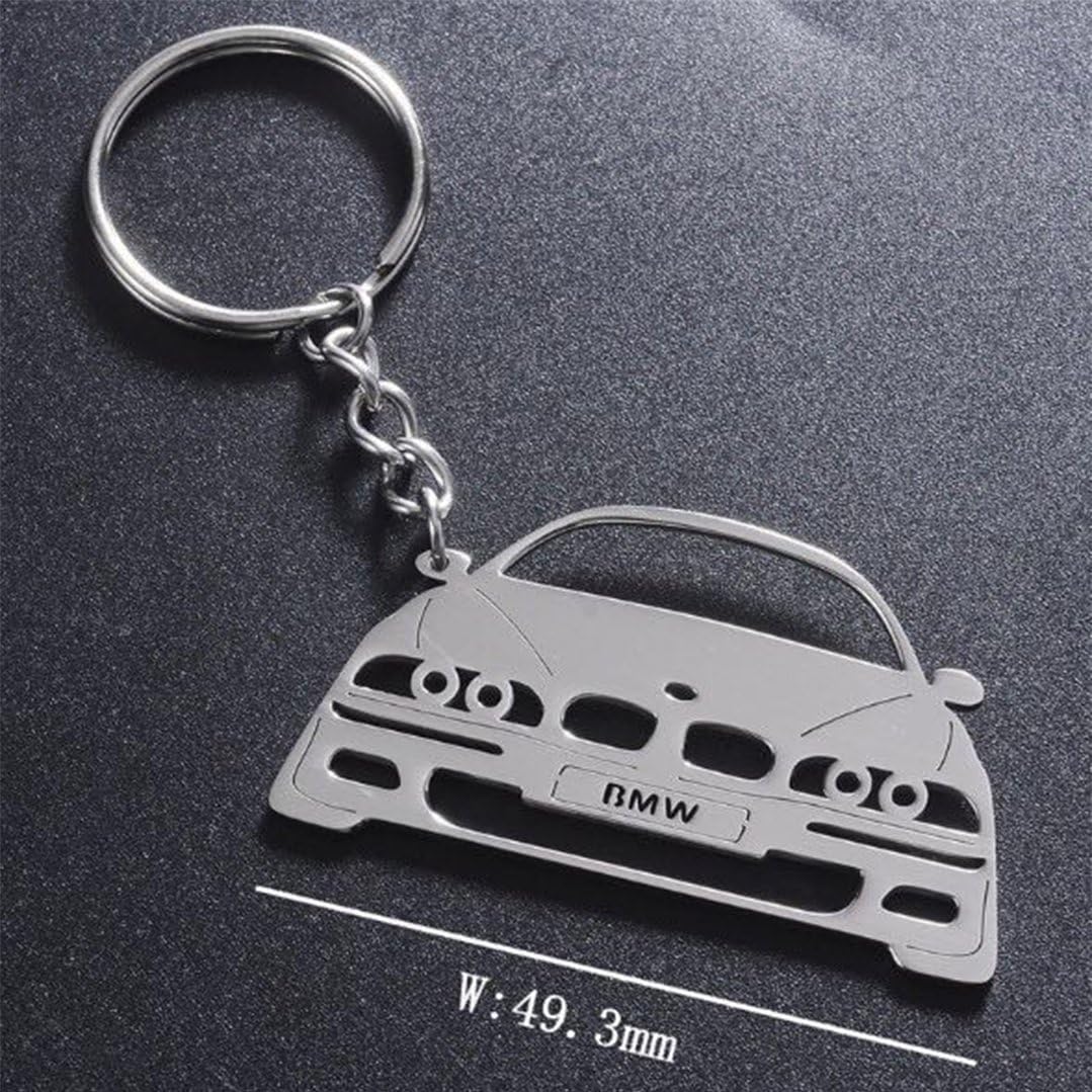 Car Truck Key Chains Motors Bmw M5 E39 Stainless Steel Keychain Hairli Hr