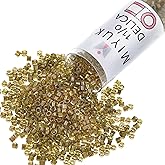 Miyuki Delica Seed Beads – Size 11/0 (1.6 mm), DB0909, Sparkling Marigold Lined, 7.2 g, Approx. 1440 Beads, Made in Japan