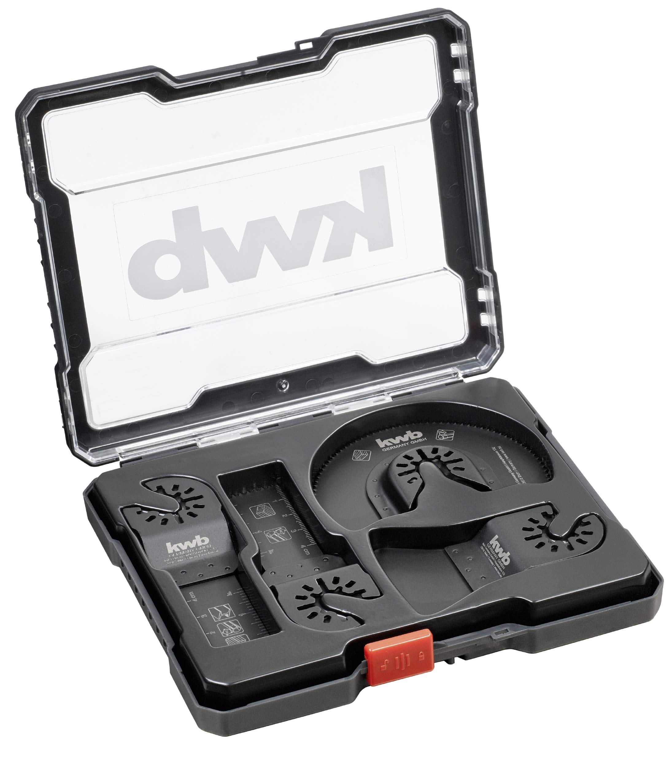 kwb 4-Piece Flooring Installation Set for Oszillating Multitools, Wood and Laminate Flooring