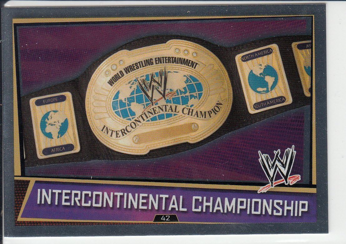 Slam Attax Superstars Intercontinental Championship Title Card