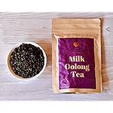Organic Milk Oolong Tea | Premium Taiwanese Loose Leaf Milky Oolong Tea, Naturally Creamy & Lightly Nutty Aroma, No Added Milk or Flavoring, Hand-Picked, Non-GMO | High Mountain Milk Oolong Tea from Taiwan | Jin Xuan | 3.5 oz