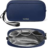 tomtoc Cable Organiser Bag Travel Pouch Water Resistant Tech Organizer