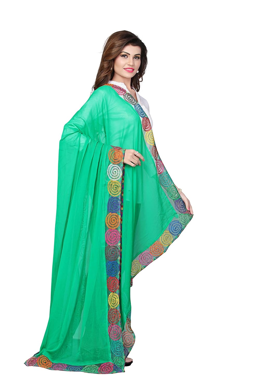 rangreza women's chiffon dupatta