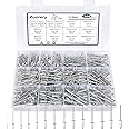Zuorery 500pcs Pop Rivets Assortment Kit, 14 Sizes Aluminum Blind Rivets (3/32" 1/8" 5/32" 3/16") Assorted Blind Rivets