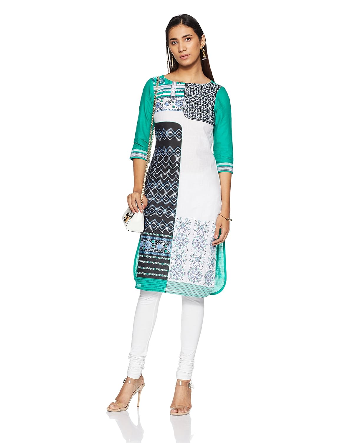 aurelia women's straight fit kurta