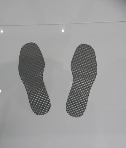 Amazon 足型シート 両面テープ付 靴用 誘導足型マーク 滑り止め効果の高いピラミッド凹凸型靴底減りすべり止め用 靴 中敷き蒸れ防止シート パンプス中敷き蒸れ防止用 レジ停止誘導マーク Atm停止誘導マーク 止まれマーク エスカレーター上下りマーク