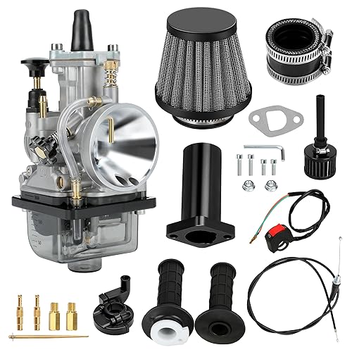 HIAORS PWK 24mm Carburetor Carb Throttle Assembly Jet for Predator