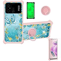jioeuinly Case for Poco C55 Case Compatible with