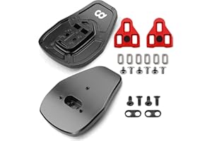 CyclingDeal Bicycle Shoes Cleats Adapters - for MTB Shoes to Use with Cleats of Road Bike Pedals - Compatible with Shimano SP