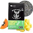 Revival Tea Company Tropical Green Tea - Green Tea Blend with Pineapple and Papaya Flavor - 24 Tea Bags