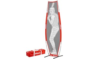 GoSports Baseball & Softball Xtraman Dummy Batter Pitching Training Mannequin - Practice Pitching Aid for Improved Accuracy a