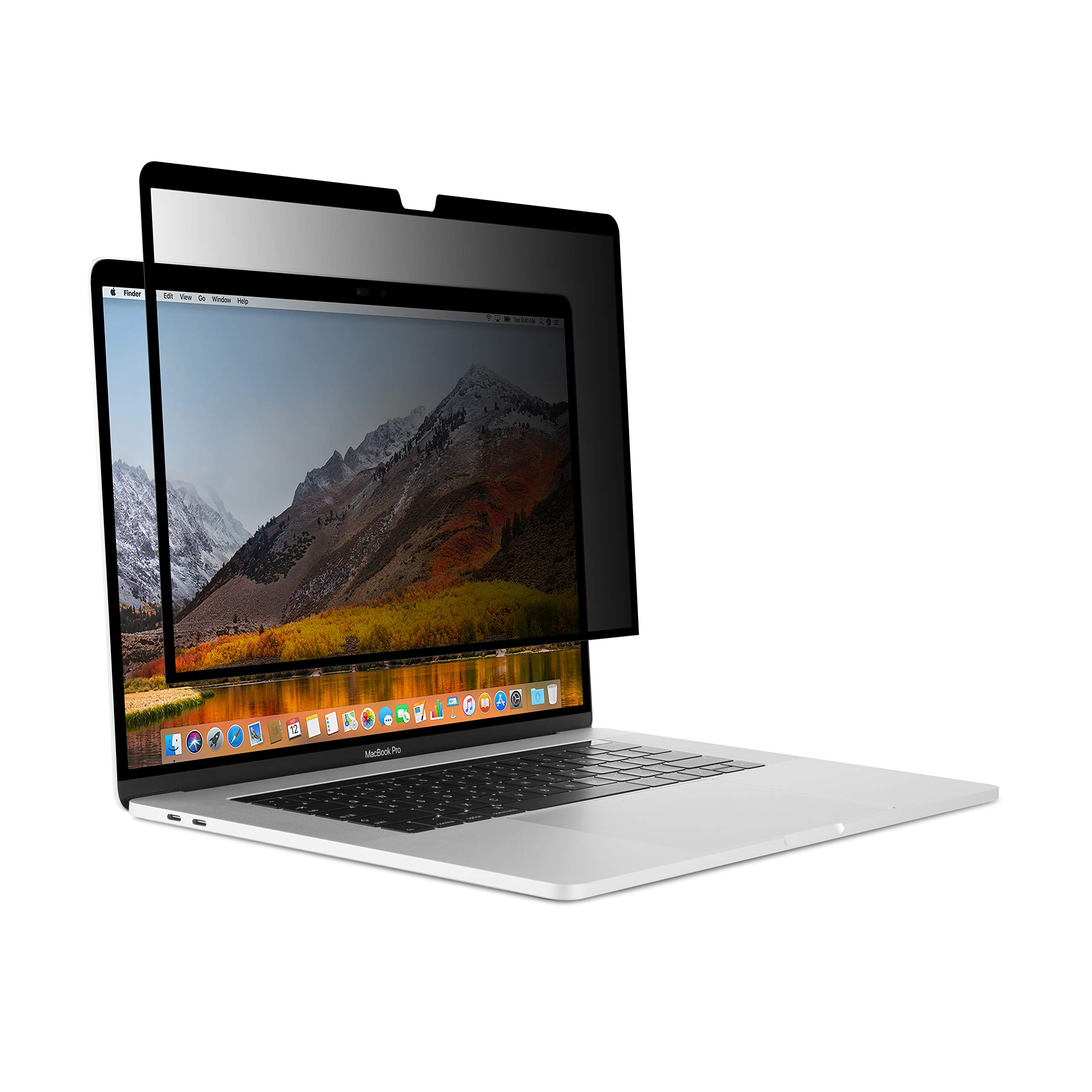 Moshi Umbra Privacy Screen Protector for MacBook Pro 15, Blue Light Filter, Easy-installation, Washable & Reusable, Scratch & Fingerprint Resistance, for MacBook Pro 15" (2016-2019)