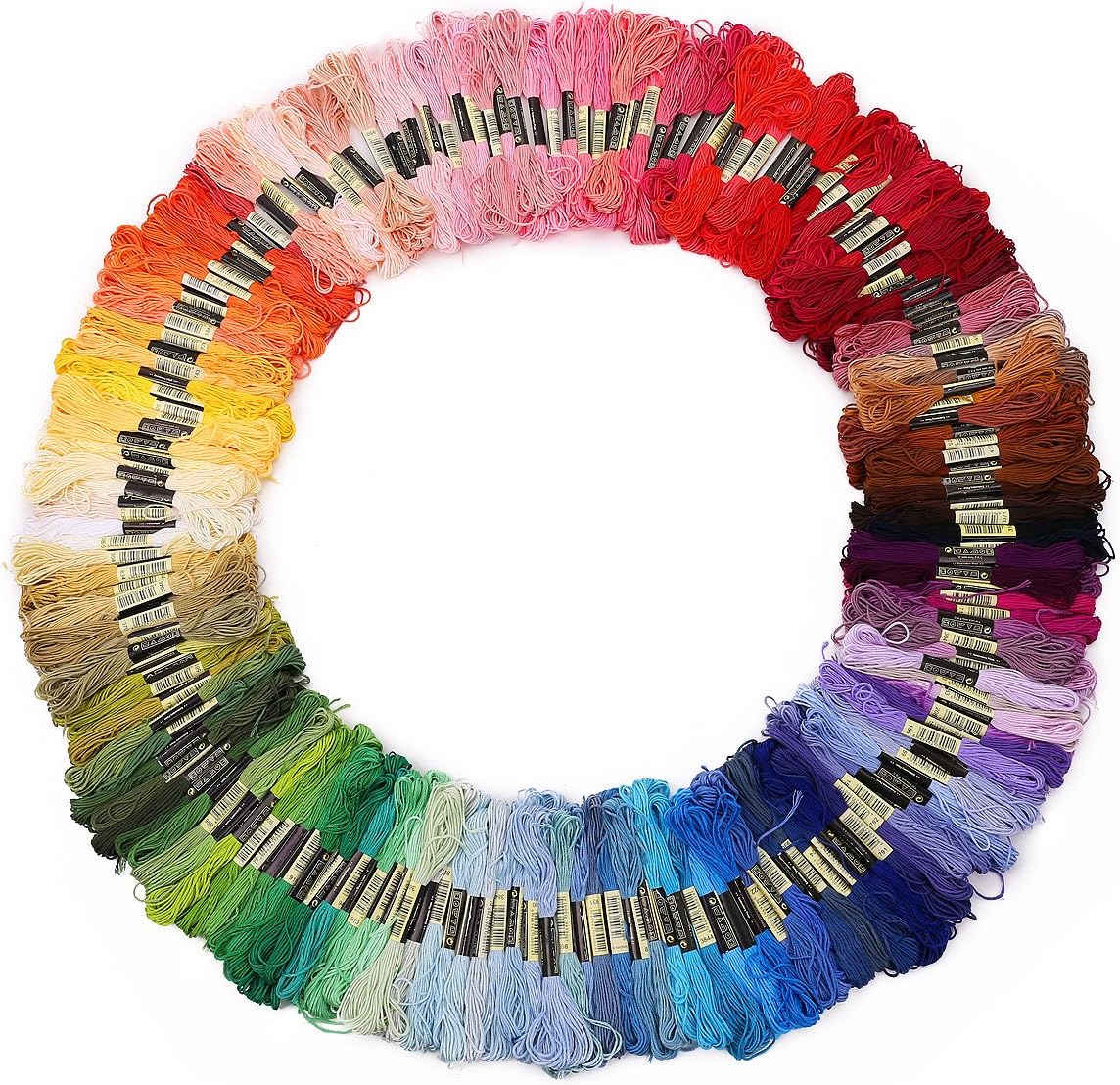 200 Skeins Stranded Deal CXC 100% Cotton Embroidery Thread Cross Floss Sewing