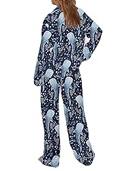SHESHOW Women's Pajama Sets Long Sleeve Button Down