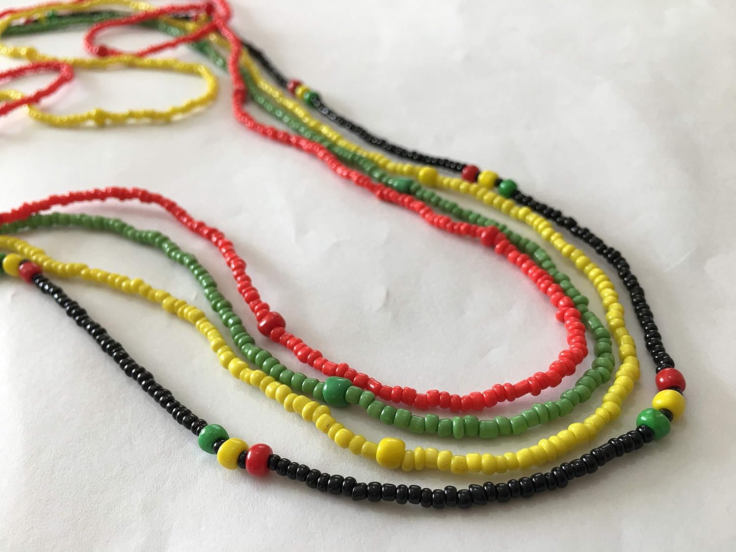 rasta waist beads