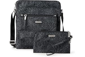 Baggallini womens Go Bagg With Rfid Phone Wristlet