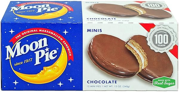MOONPIE MARSHMALLOW SANDWICH MINIS CHOCOLATE, ORIGINAL, 12 OUNCE