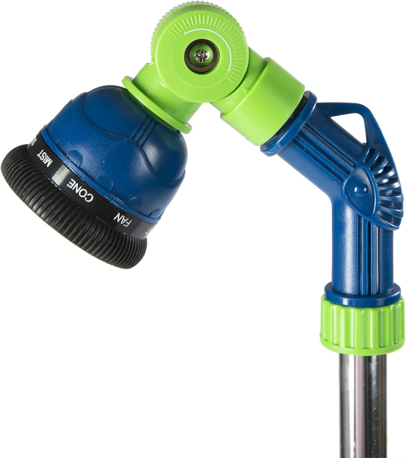 Aqua Plumb Deluxe 9-Pattern Swivel Wand Head for Lawn and Garden : Watering Wands : Garden & Outdoor