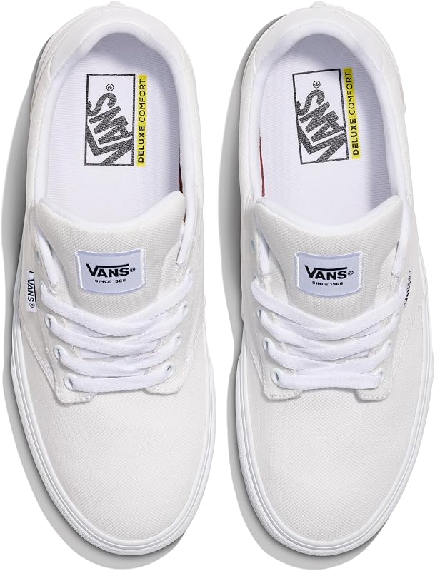 Atwood Deluxe - Sapatilhas desportivas da moda para homens, para trabalho, caminhadas e uso casual, Prem T&L Branco/Branco, 41 EU