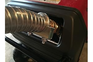 INNOVATIVE GENERATOR SOLUTIONS GenExhaust for Honda EU3000iS Generator 1-1/2" Quick Disconnect Steel tubing Exhaust Extension 5 Foot Length