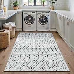 SERISSA Washable Area Rug,3x5 Soft Non Slip Indoor