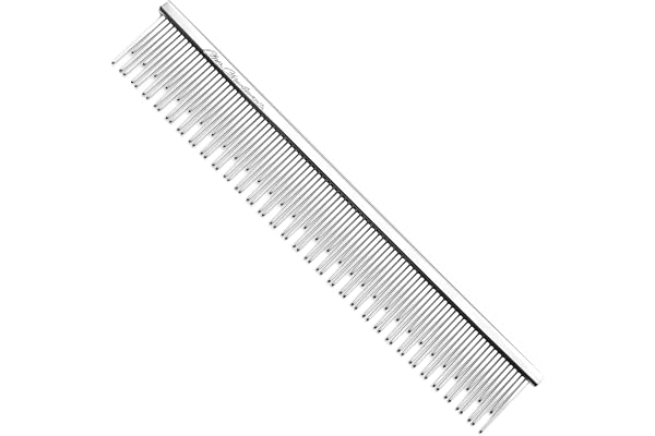 Chris Christensen 6in Cat/Carding Dual Tooth Butter Comb, Groom Like a Professional, Rounded Corners Prevent Friction and Bre
