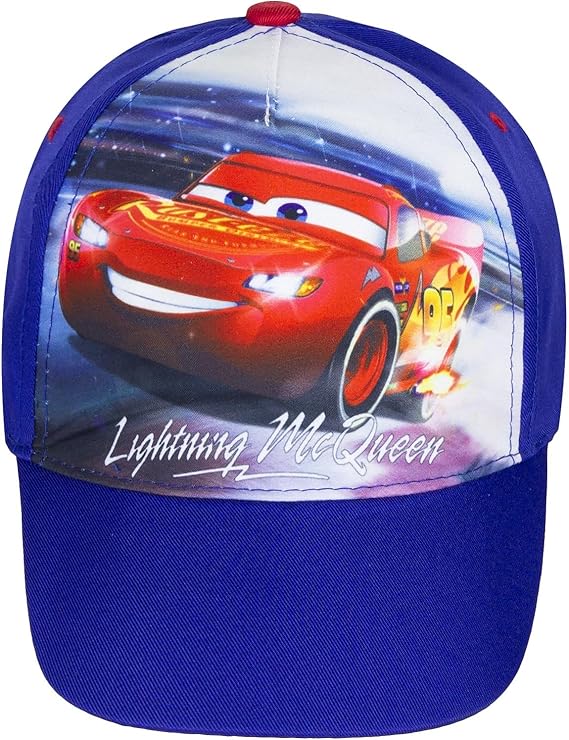 Amazon ディズニー Disney キッズ 子ども ピクサー ライトニング マックィーン カーズ キャップ 帽子 54cm ブルー 帽子 通販