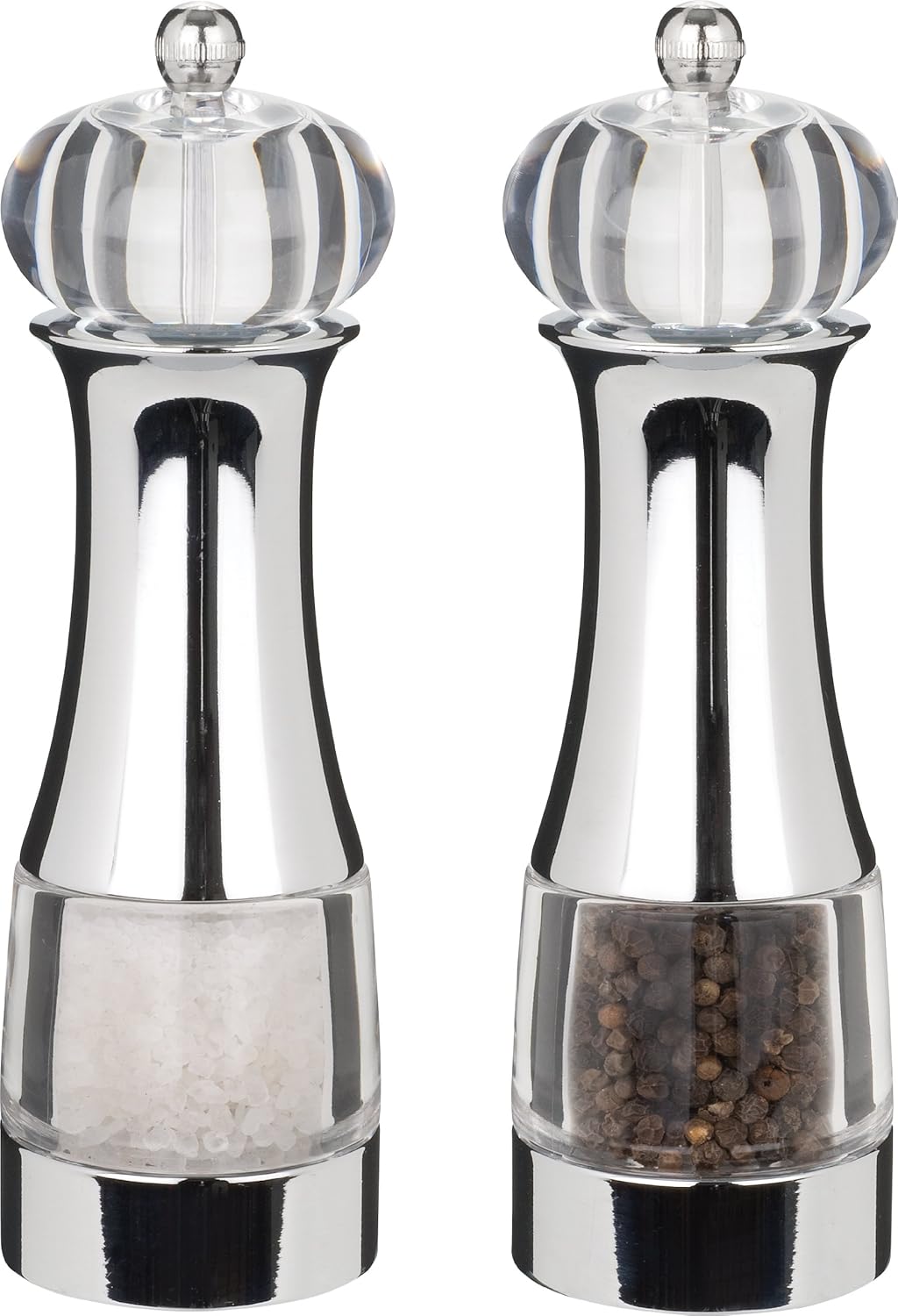 Trudeau Malia 7" Salt And Pepper Mill Salt Pepper Grinder