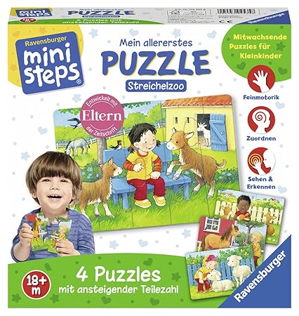 Ravensburger ministeps 04535'Mein allererstes Puzzle: Streichelzoo Ministeps Spiel