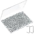 Mr. Pen- Galvanized Hog Rings, 3/4", 1000 Pcs, Hog Rings Upholstery, Hog Rings for Furniture Upholstery