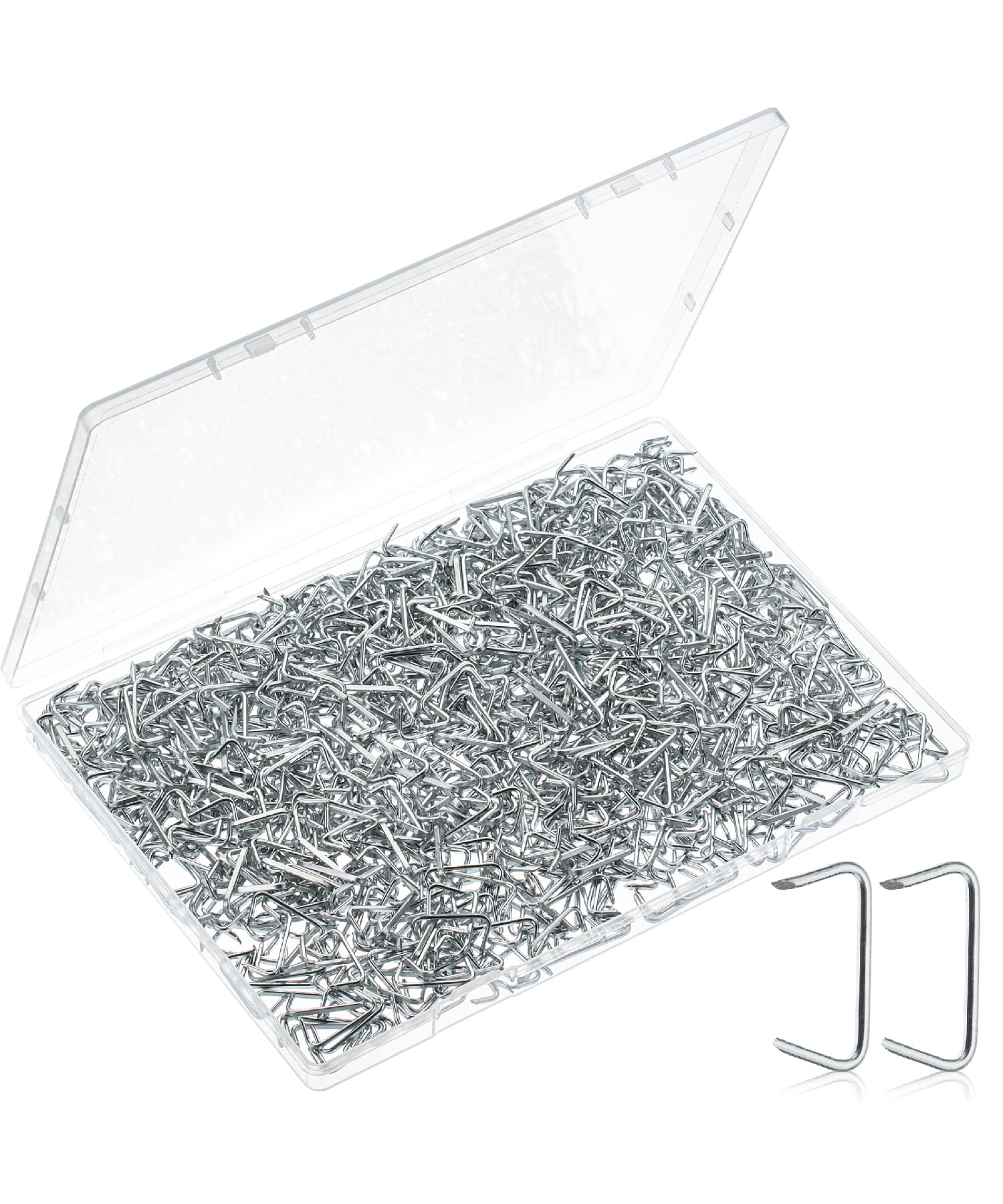 Photo 1 of Mr. Pen- Galvanized Hog Rings, 3/4", 1000 Pcs, Hog Rings Upholstery, Hog Rings for Furniture Upholstery