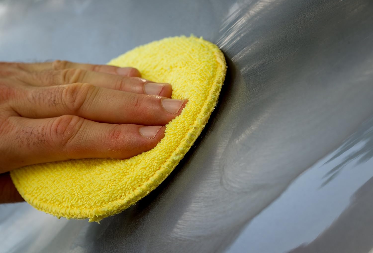 Mothers 156801 Yellow Microfiber Ultra Soft Applicator and Cleaning Pads (Six 5 Inch Pads): Automotive