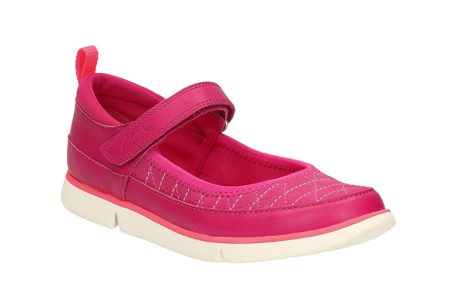 clarks girls red shoes
