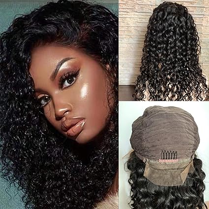 Amazon Com Brazilian Water Wave Lace Front Wigs Human Hair Wigs