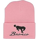 Bronco Beanie Cap Vintage Car Lover Embroidered Winter Hat