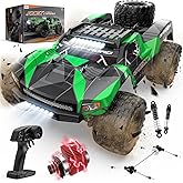 JM Racing 1:12 Fast RC Cars 40KPH 4WD Remote Control Desert Truck, All Terrain Off-Road Monster Truck W/Rechargeable Battery,
