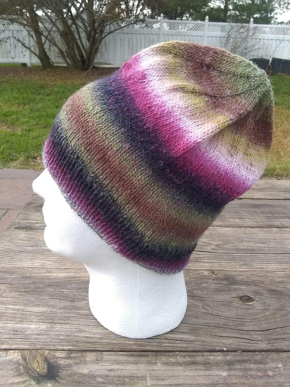 mens brown beanie hat