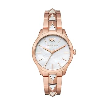 Analog White Dial Women's Watch-MK6671